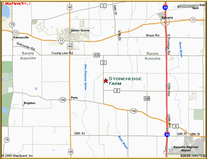 Map of Stonehedge Farm